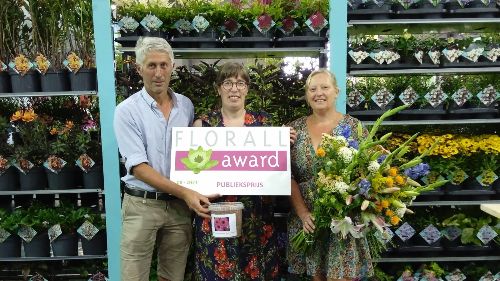 PUBLIEKSPRIJS OP FLORALL BEURS 13